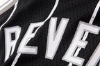 Revenge Black Bones Graphic Jersey Vest T-Shirt - Black / Light Gray - product image 9