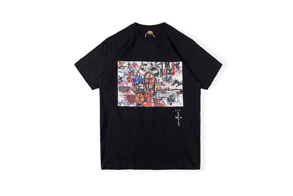 Travis Scott x Rolling Loud Bull Graphic T-Shirt - Black / Light Gray - product image 1