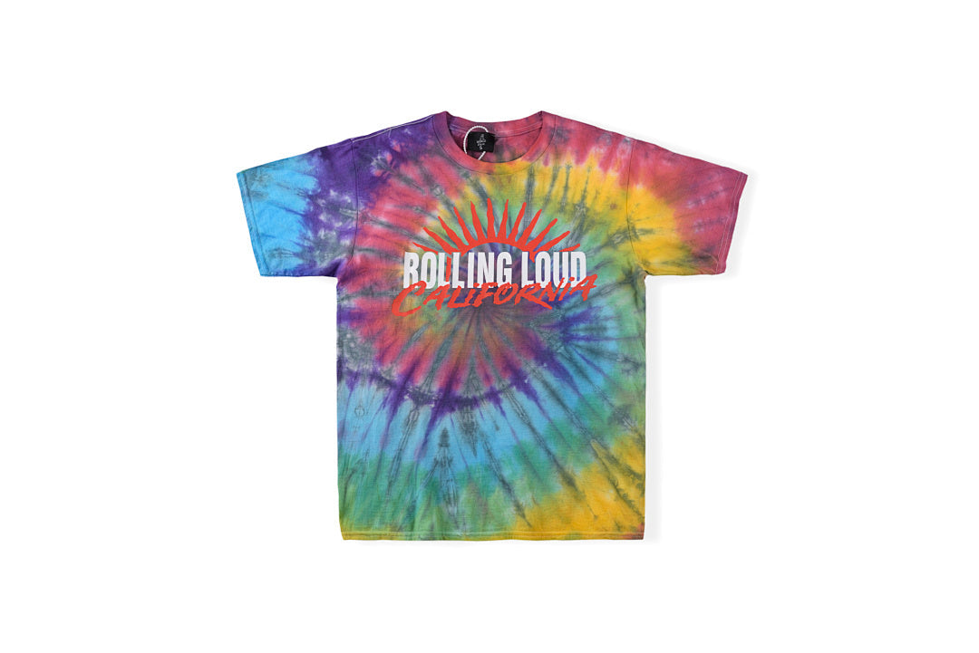 Travis Scott x Rolling Loud California Vibes Graphic T-Shirt - Burgundy Light Gray - product image 1