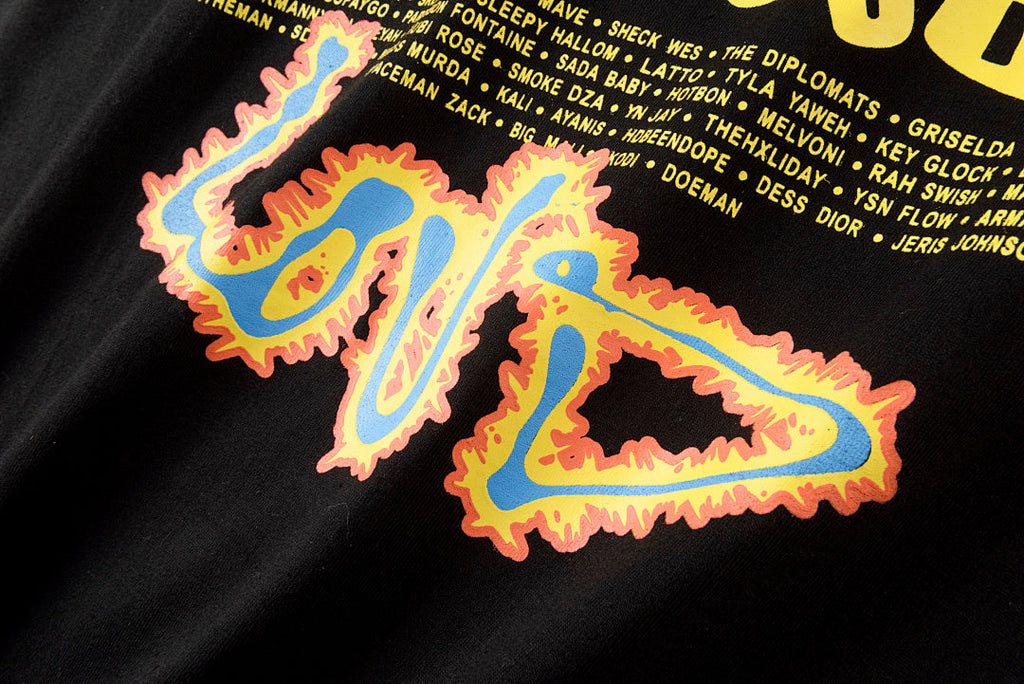 Travis Scott x Rolling Loud Graphic T-Shirt - Black / Burgundy - product image 9