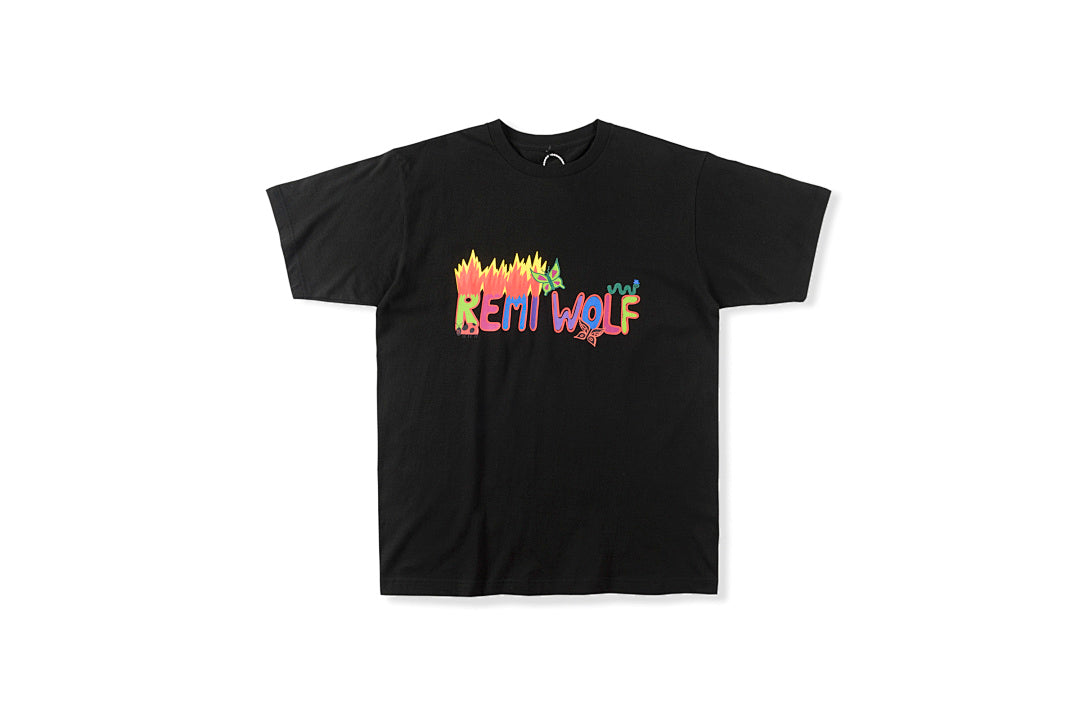 Remi Wolf Children's Hand-Drawn Graphic T-Shirt - Black / Light Gray - product image 1