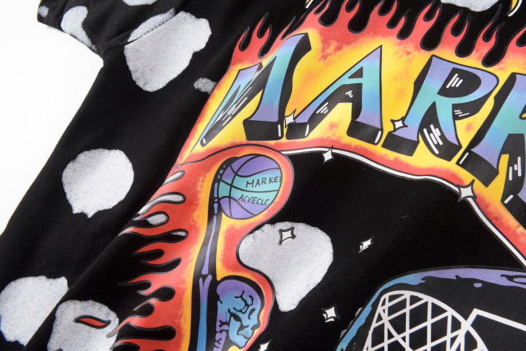 Travis Scott Honor The Gift x Grand Prix x Market Graphic T-Shirt - Black - product image 4