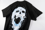 Revenge Snowfall Skull Graphic T-Shirt - Black - product image 7