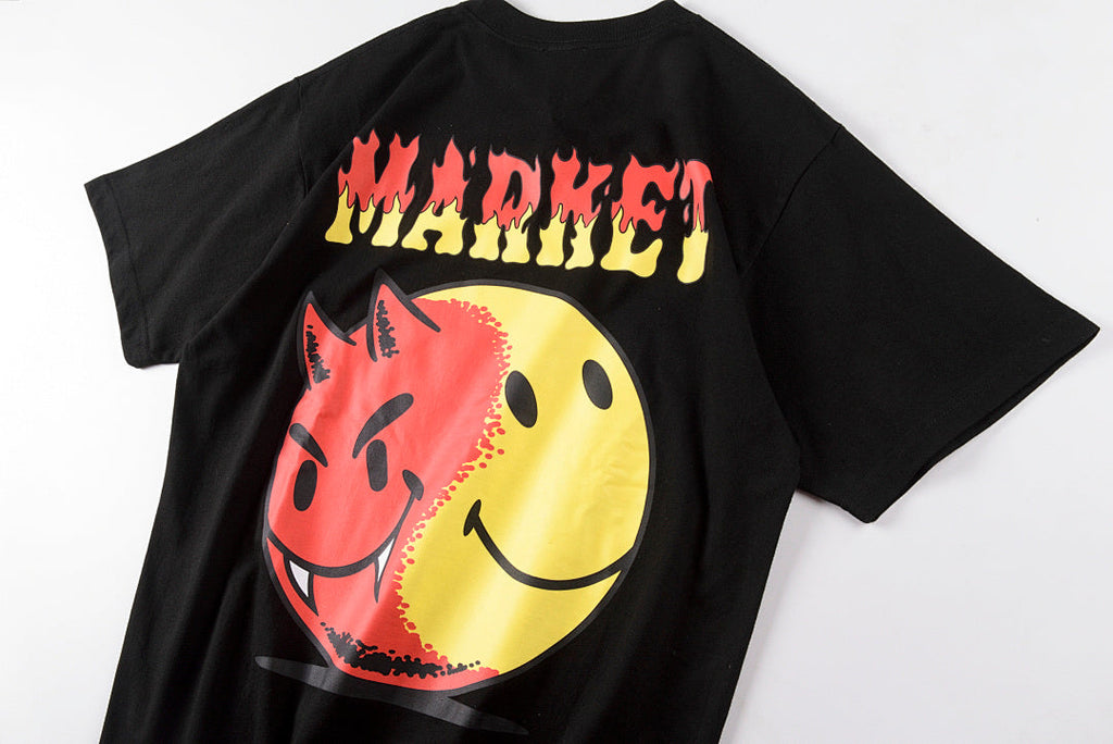 Travis Scott Cactus Jack x Rushadk Market Graphic T-Shirt - Black / Yellow - product image 11