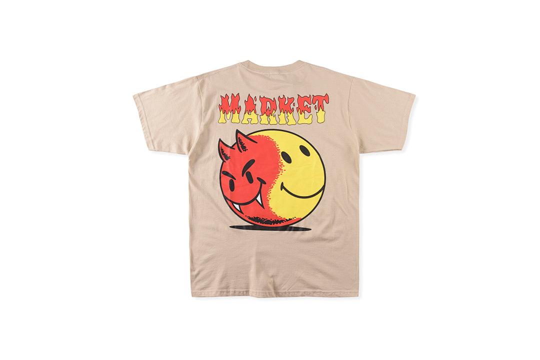 Travis Scott Cactus Jack x Rushadk Market Graphic T-Shirt - Black / Yellow - product image 4