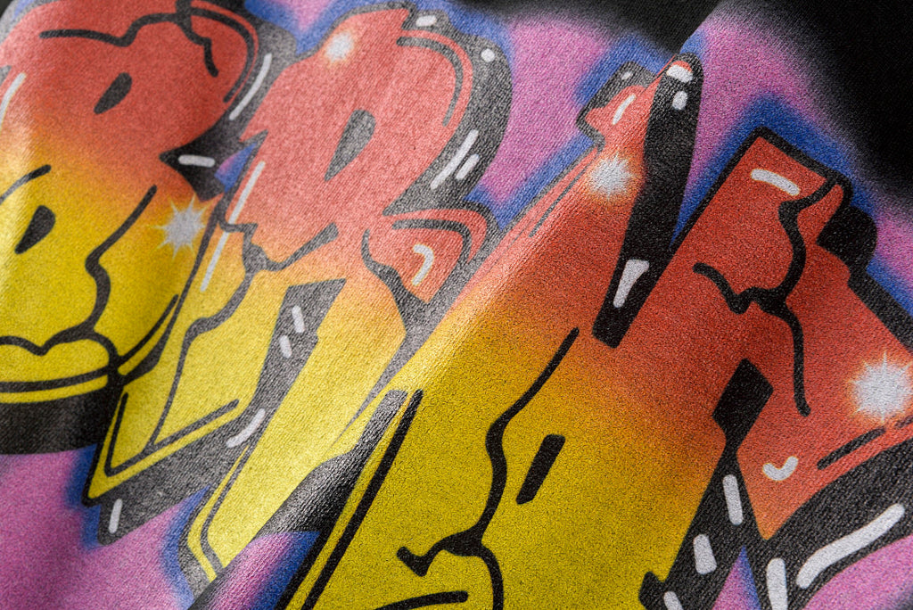 Vertabrae x ComplexCon Cracked Letter Print T-Shirt - Black - product image 6