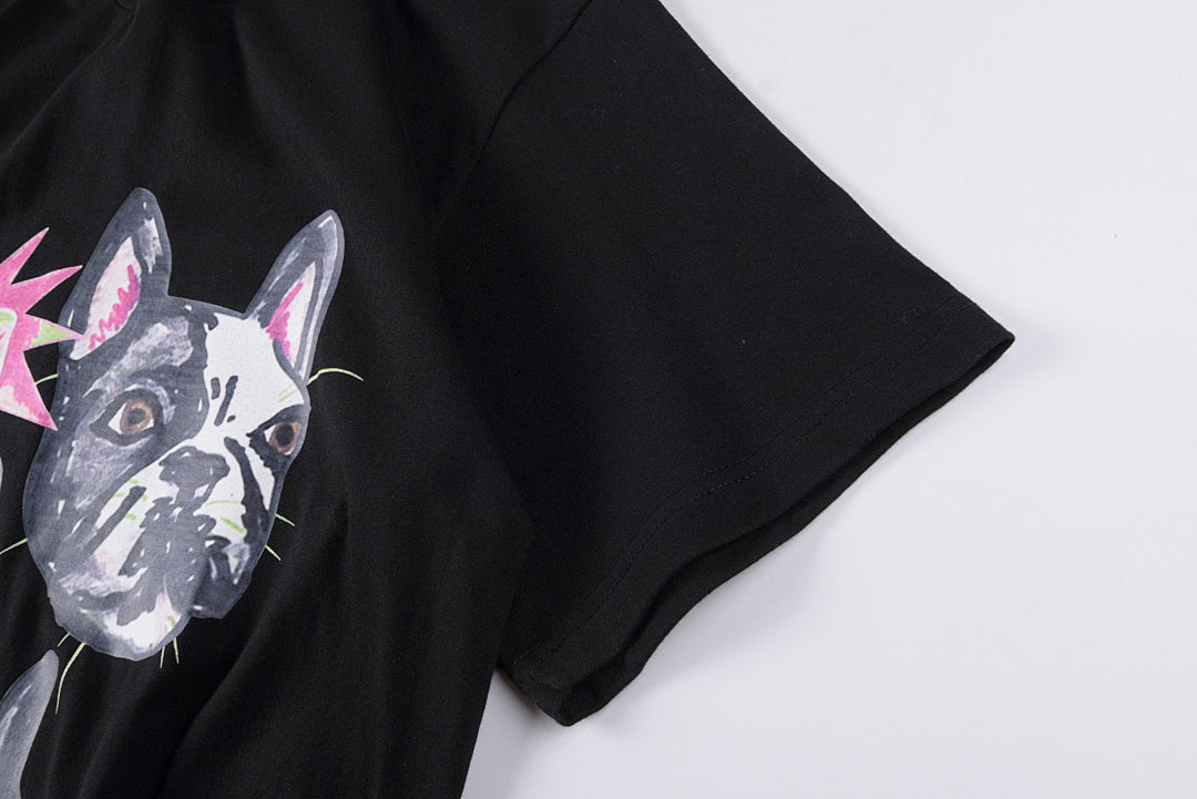 Remi Wolf French Bulldog Graphic T-Shirt - Black / Light Gray - product image 6