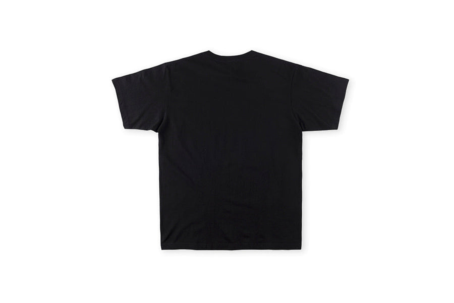 Travis Scott x Cactus Jack Going Beyond Space and Time T-Shirt in Black and Light Gray.
