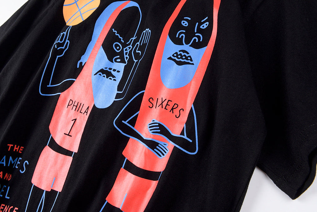 Sport Basketball Graphic T-Shirt - Black / Light Gray - product image 6