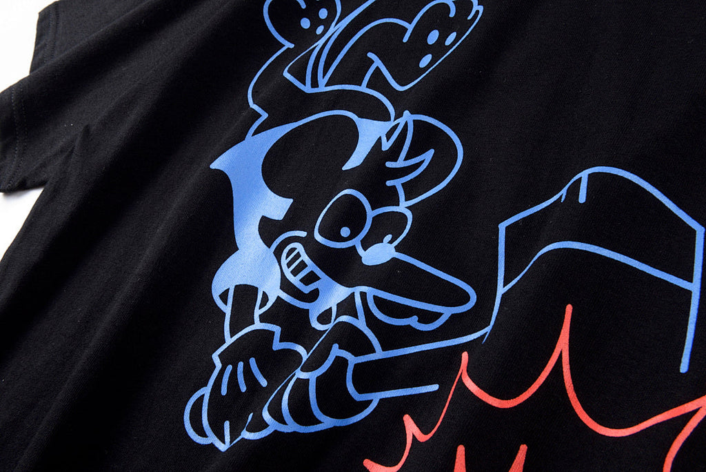 Sport Basketball Cotton T-Shirt - Black / Light Gray - product image 8