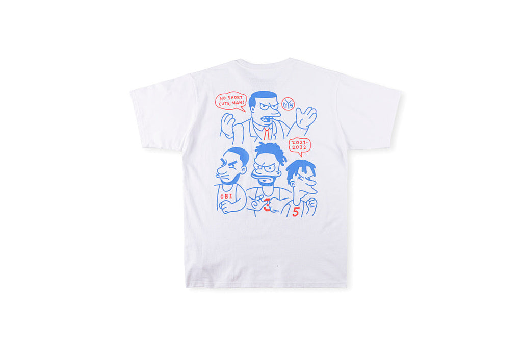 Cookies Hoops Harden & Embiid Cartoon Character Graphic T-Shirt - Black / Light Gray - product image 4