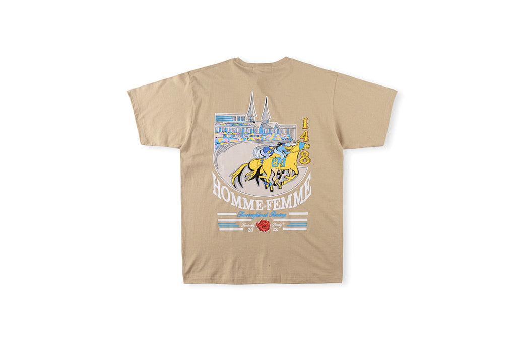 American Vintage Equestrian Horse Print Oversize T-Shirt - Black / Beige - product image 4