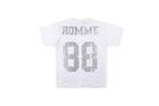 Homme Femme Gold Foil Angel Graphic Couples T-Shirt - Black / Light Gray - product image 4