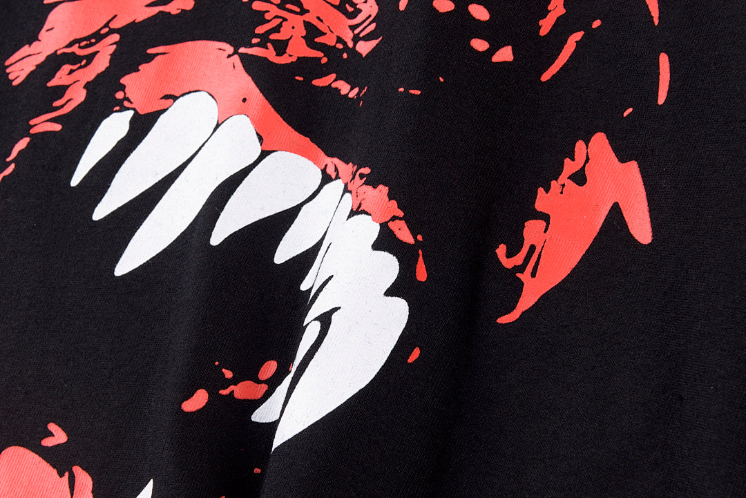 Tuff Crowd Beware of Owner Dog Head Graphic T-Shirt - Black - product image 3