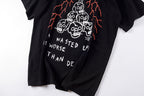 Tuff Crowd Beware of Owner Skull Print T-Shirt - Black / Light Gray - product image 7