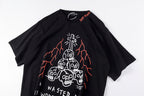Tuff Crowd Beware of Owner Skull Print T-Shirt - Black / Light Gray - product image 8