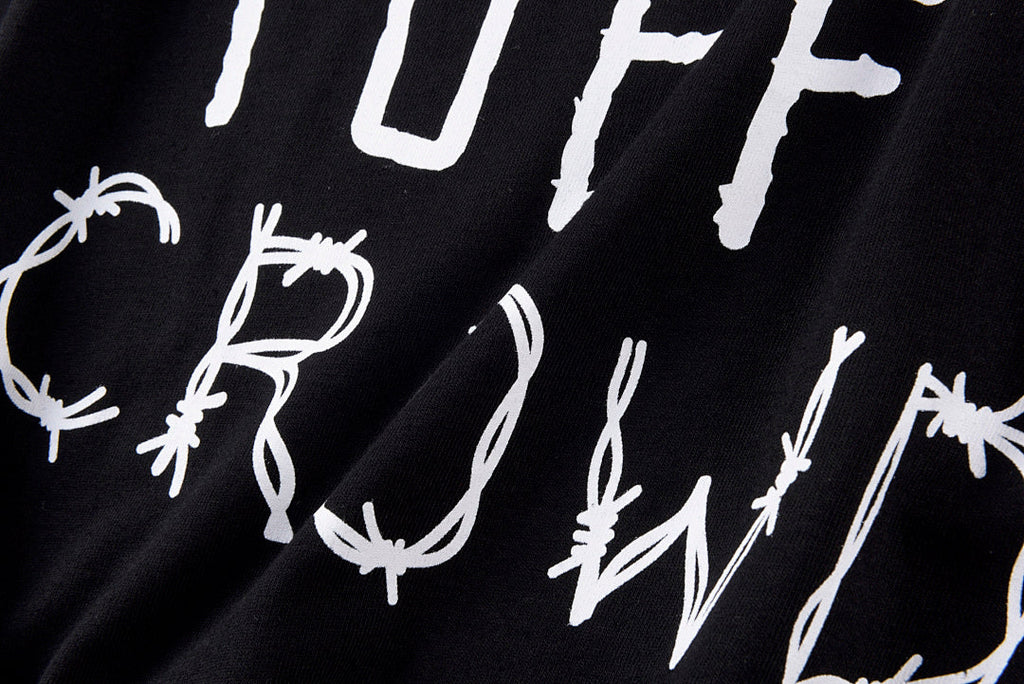 Tuff Crowd Beware of Owner Skull Print T-Shirt - Black / Light Gray - product image 9