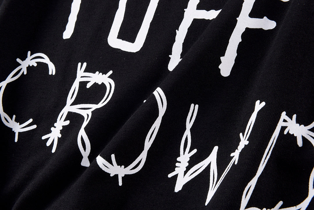 Tuff Crowd Beware of Owner Skull Print T-Shirt - Black / Light Gray - product image 9