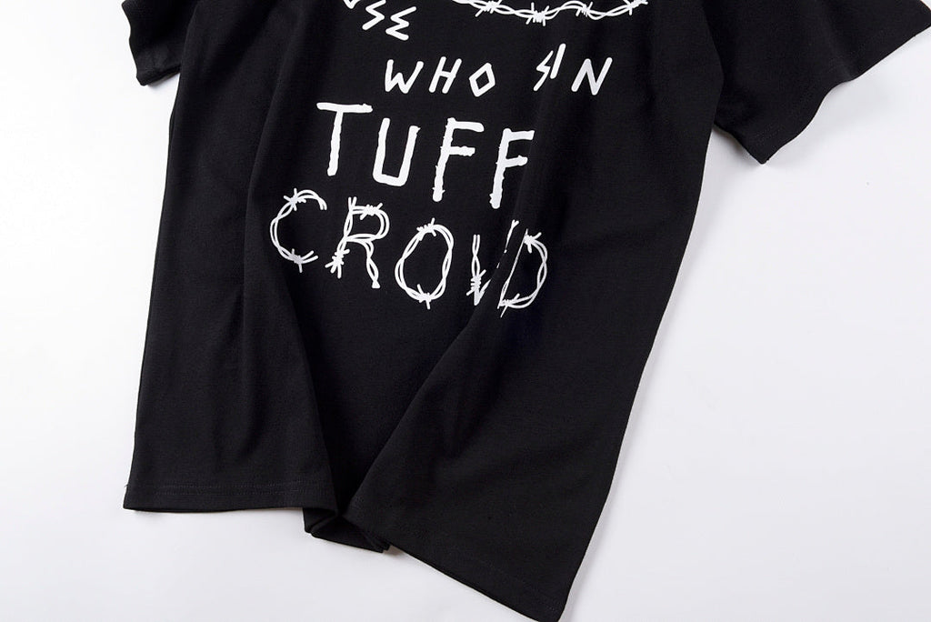 Tuff Crowd Beware of Owner Skull Print T-Shirt - Black / Light Gray - product image 10