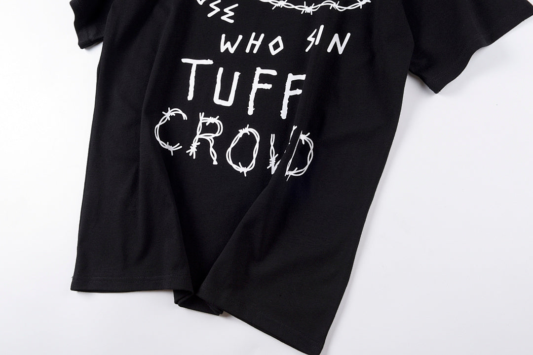 Tuff Crowd Beware of Owner Skull Print T-Shirt - Black / Light Gray - product image 10