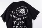 Tuff Crowd Beware of Owner Skull Print T-Shirt - Black / Light Gray - product image 11
