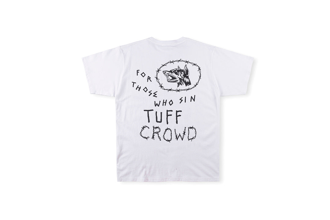 Tuff Crowd Beware of Owner Skull Print T-Shirt - Black / Light Gray - product image 3