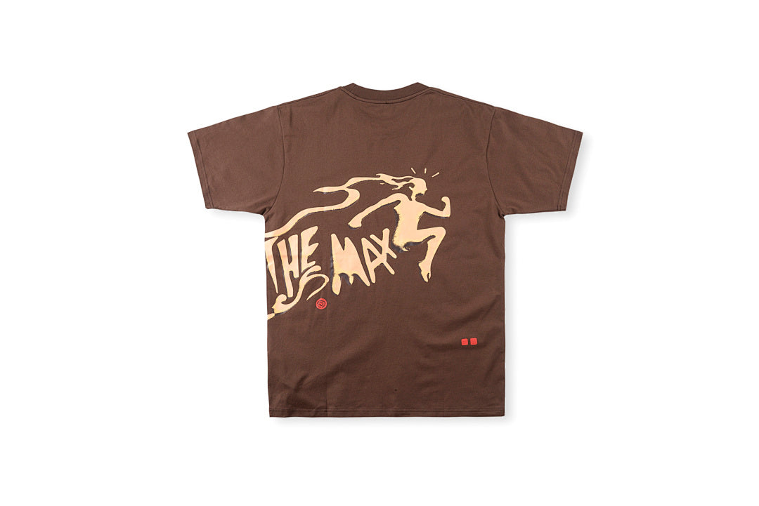 Travis Scott Cactus Jack Graphic T-Shirt - Brown Burgundy - product image 2