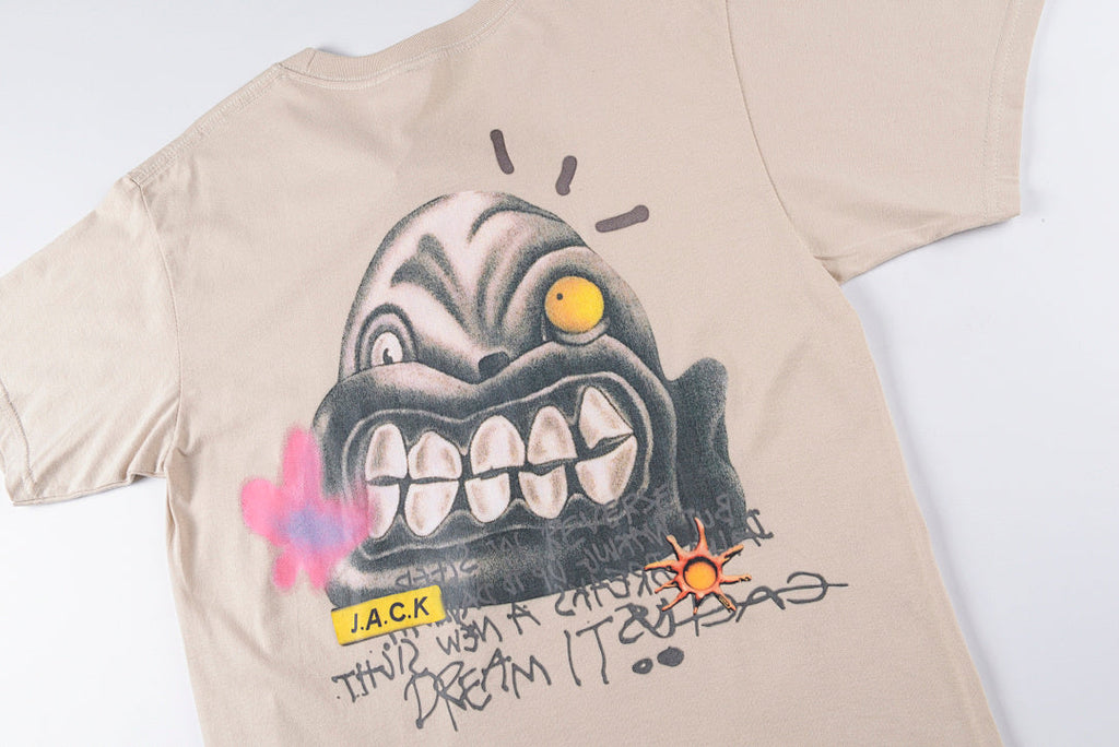 Travis Scott Cactus Jack Dream It Tour T-Shirt - Cream / Light Gray - product image 9