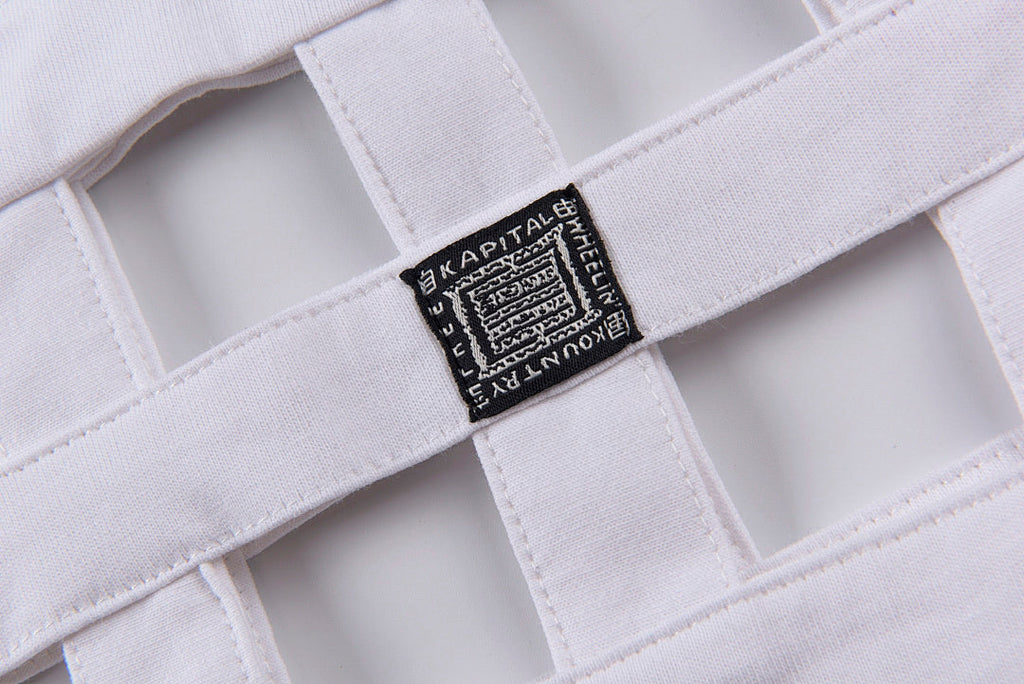 Kapital Kountry Open Hem Oversized T-Shirt III by Hirata Kazuhiro - Light Gray - product image 5