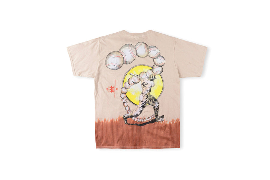 Barriers NY x Jackie Robinson Tie-Dye T-Shirt - Cream