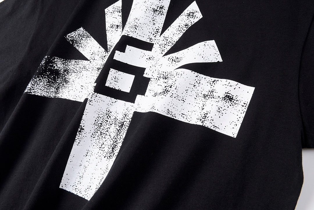 Vvertabrae Tile Graphic T-Shirt - Black / Light Gray - product image 9