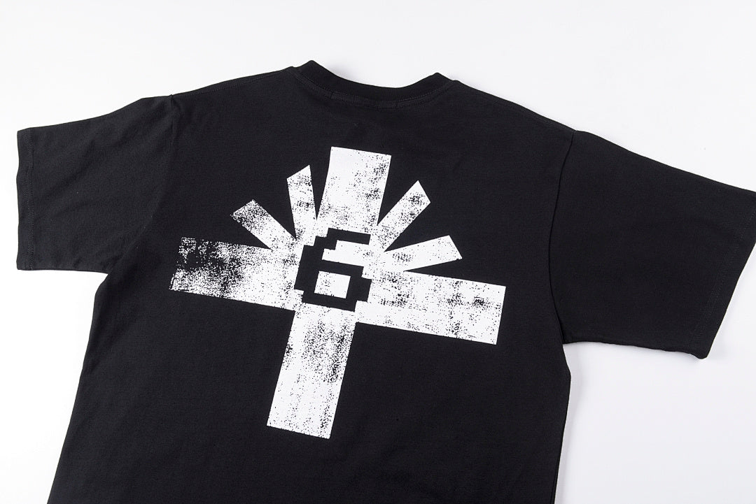 Vvertabrae Tile Graphic T-Shirt - Black / Light Gray - product image 10