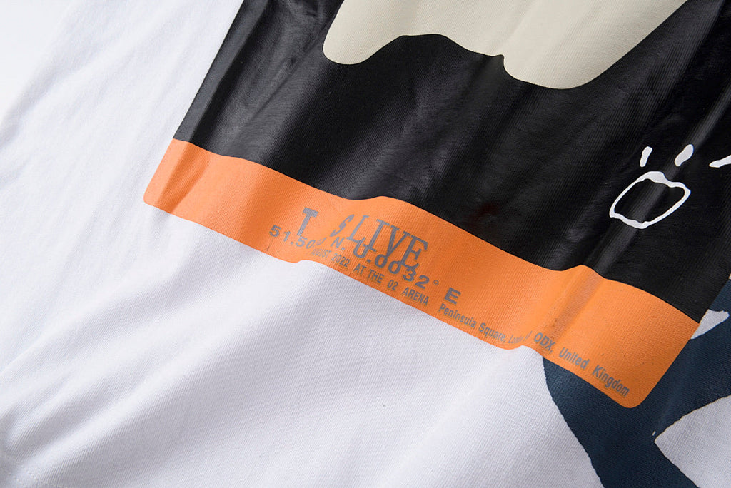 Travis Scott Cactus Jack O2 Live Burning Man T-Shirt - Light Gray - product image 5
