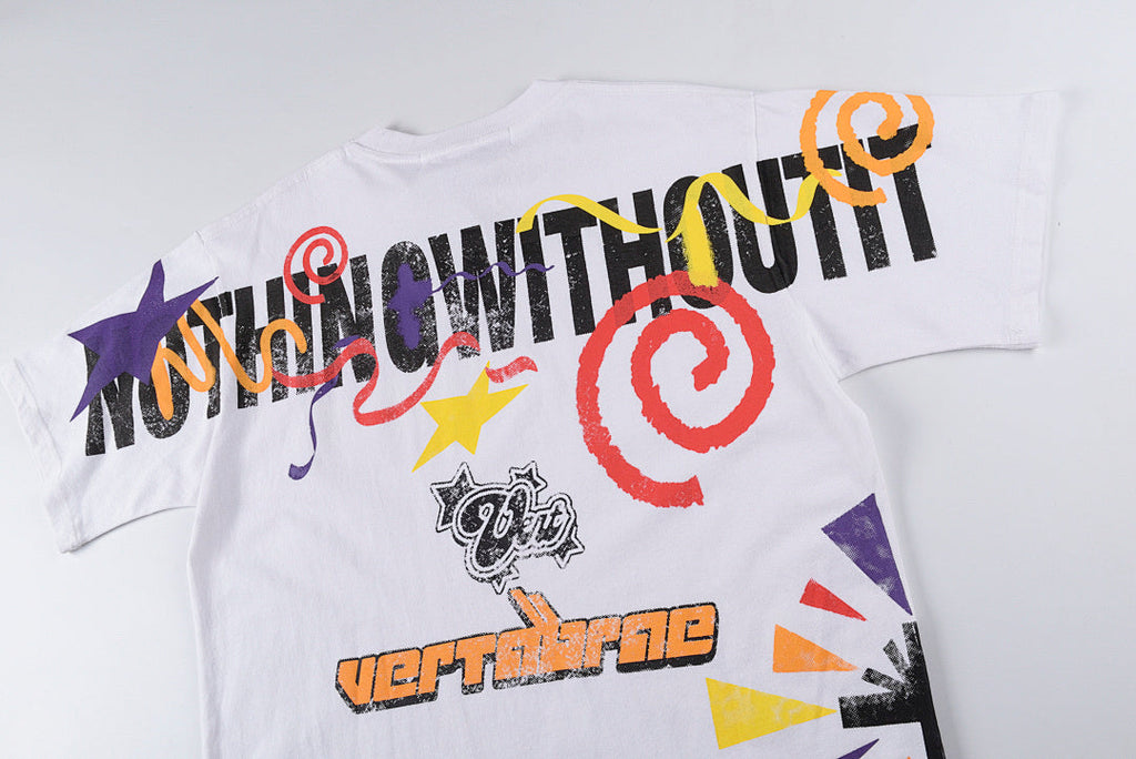 Vvertabrae Nothing Without It Tile T-Shirt - Light Gray - product image 10