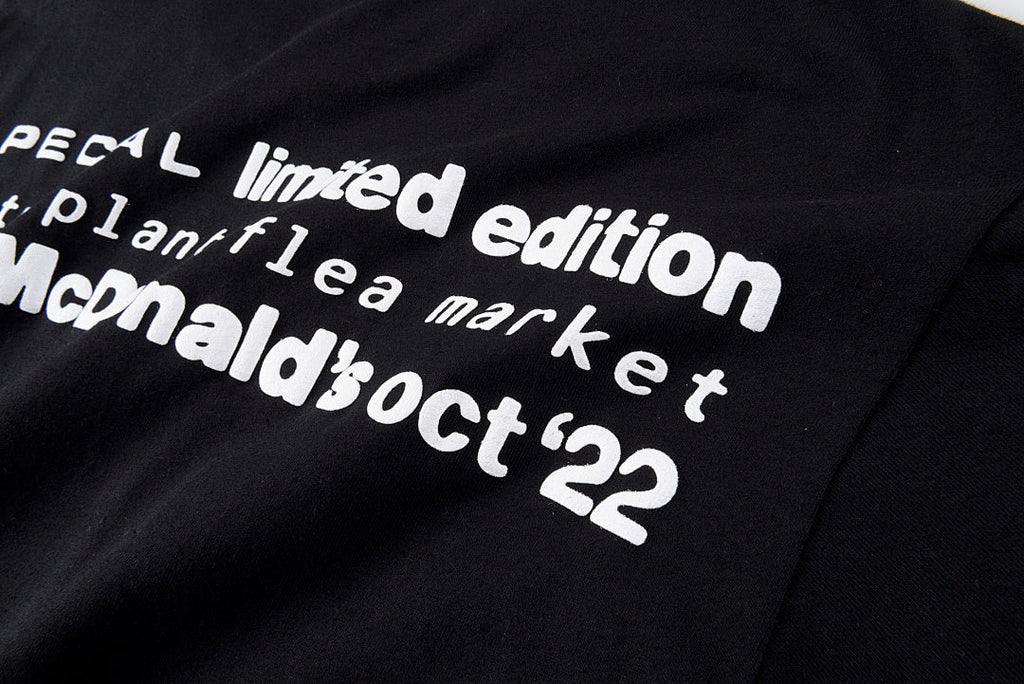 CPFM x McDonald's 3D Puff Letter T-Shirt - Black / Light Gray - product image 9