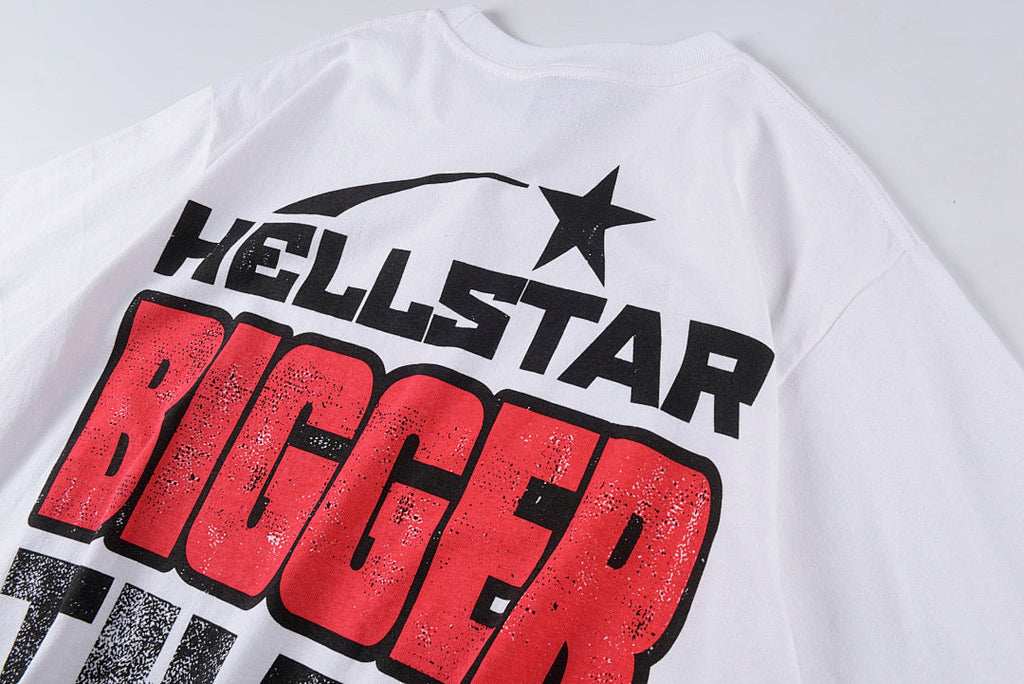 Hellstar Studios Bigger Than Satan Graphic T-Shirt - Light Gray - product image 9
