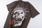 Hellstar Studios Globe Graphic T-Shirt - Burgundy - product image 8