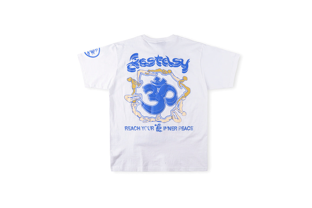 Hellstar Studios Sounds Like Heaven Graphic T-Shirt - Light Gray - product image 2