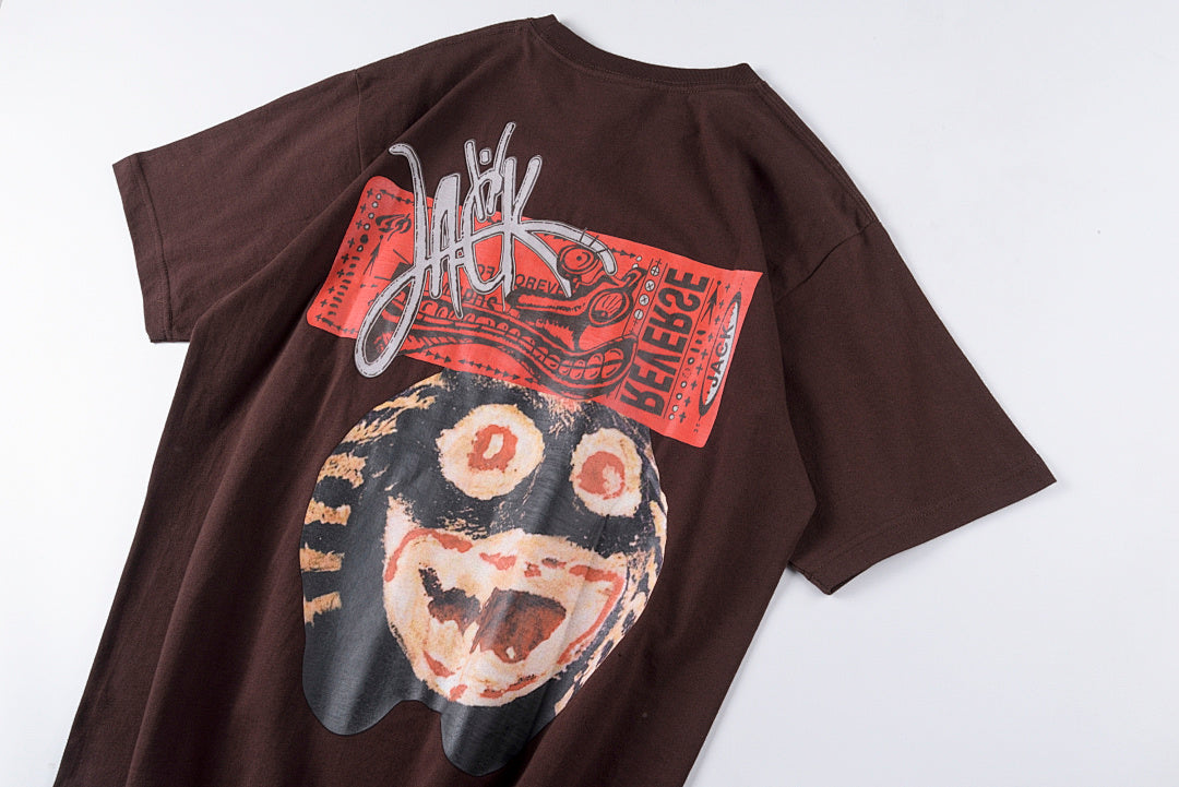 Travis Scott Cactus Jack Skate Graphic T-Shirt - Burgundy - product image 10