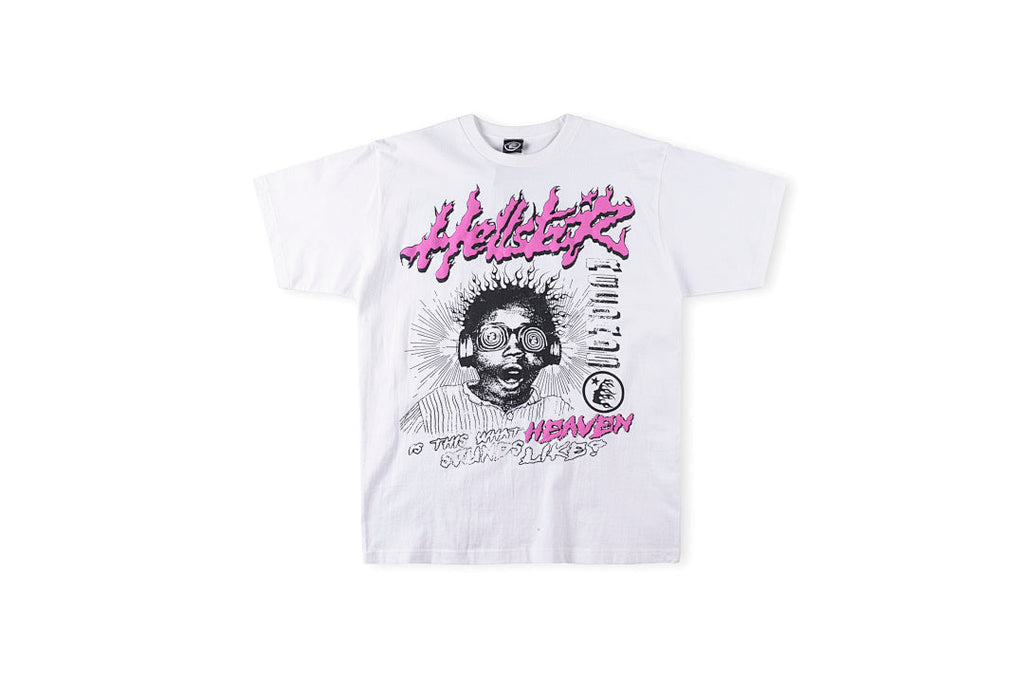 Hellstar Sounds Like Heaven Graphic T-Shirt - Black / Light Gray - product image 1