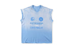 Sp5der 555555 Washed Embroidered Sleeveless T-Shirt - Light Blue - product image 1