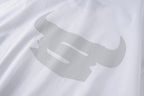 Sp5der 555555 Sequin Graphic Light Gray Cotton T-Shirt - product image 10