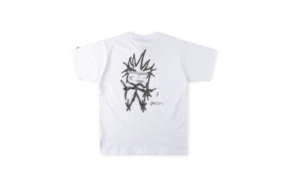 Travis Scott Cactus Jack Whiteout Tour Light Gray T-Shirt