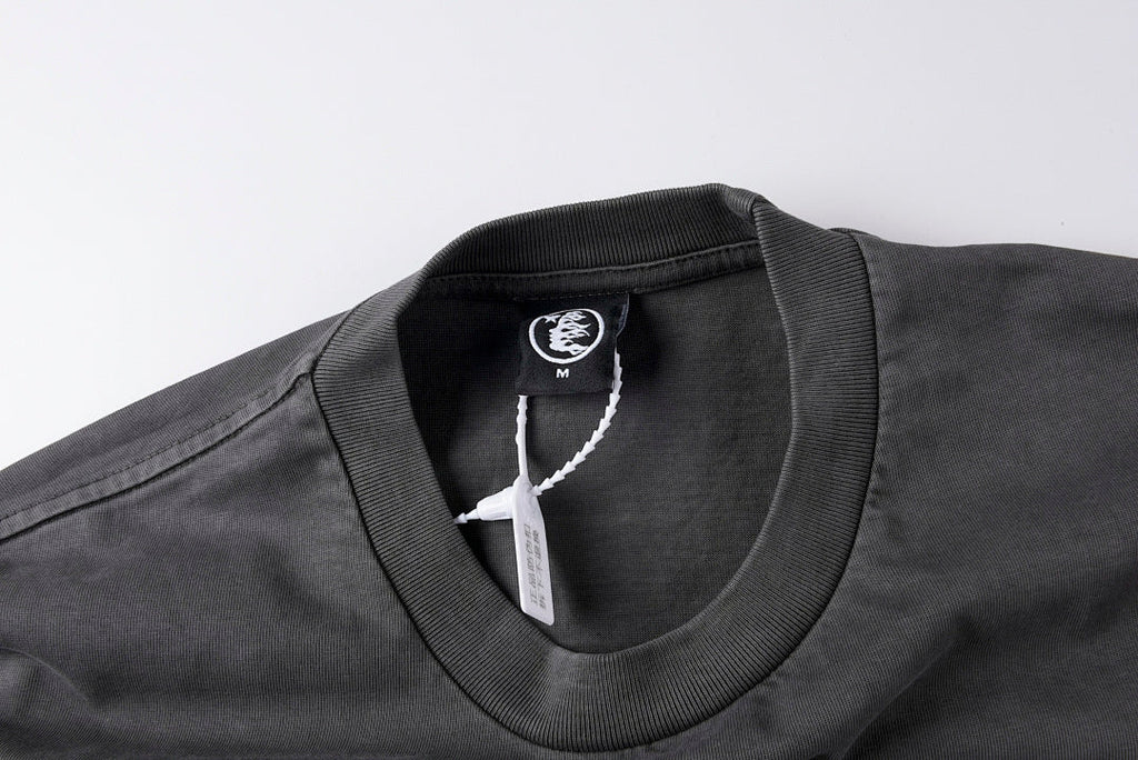 Hellstar Studios Astronaut Globe Charcoal Graphic T-Shirt - product image 5