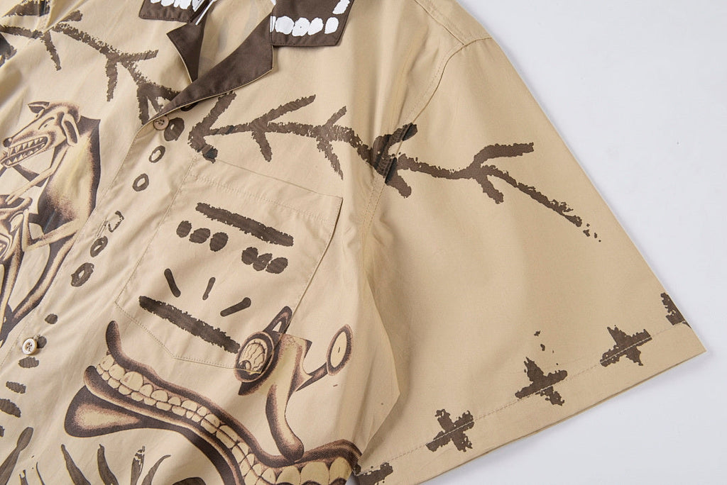 Travis Scott Cactus Jack Painter Beige Button-Up Shirt - product image 6