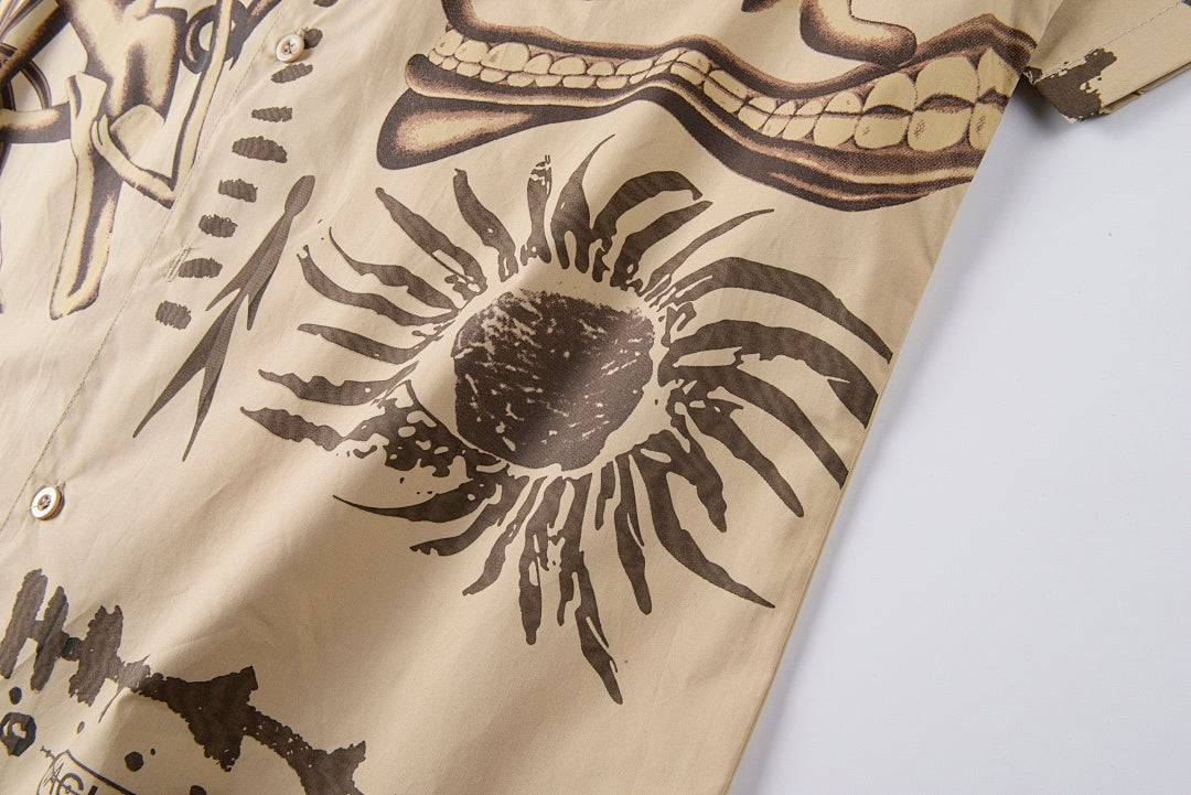 Travis Scott Cactus Jack Painter Beige Button-Up Shirt - product image 7