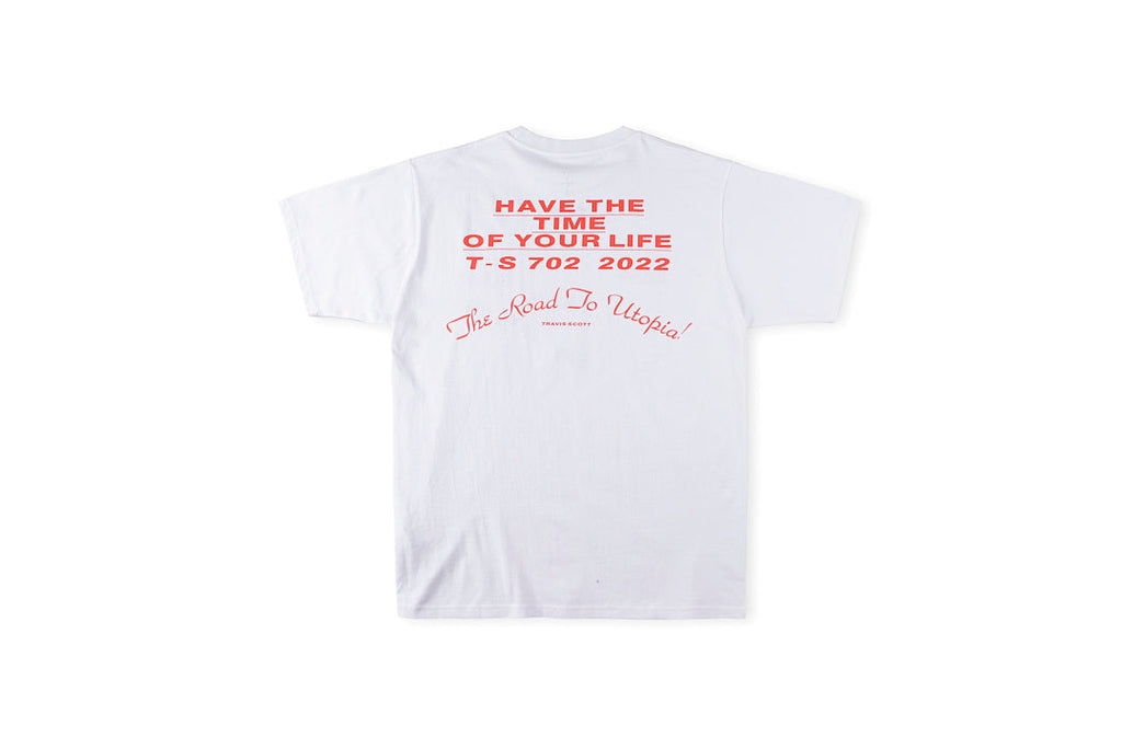 Travis Scott Cactus Jack Painter Puff Print T-Shirt - Light Gray - product image 2
