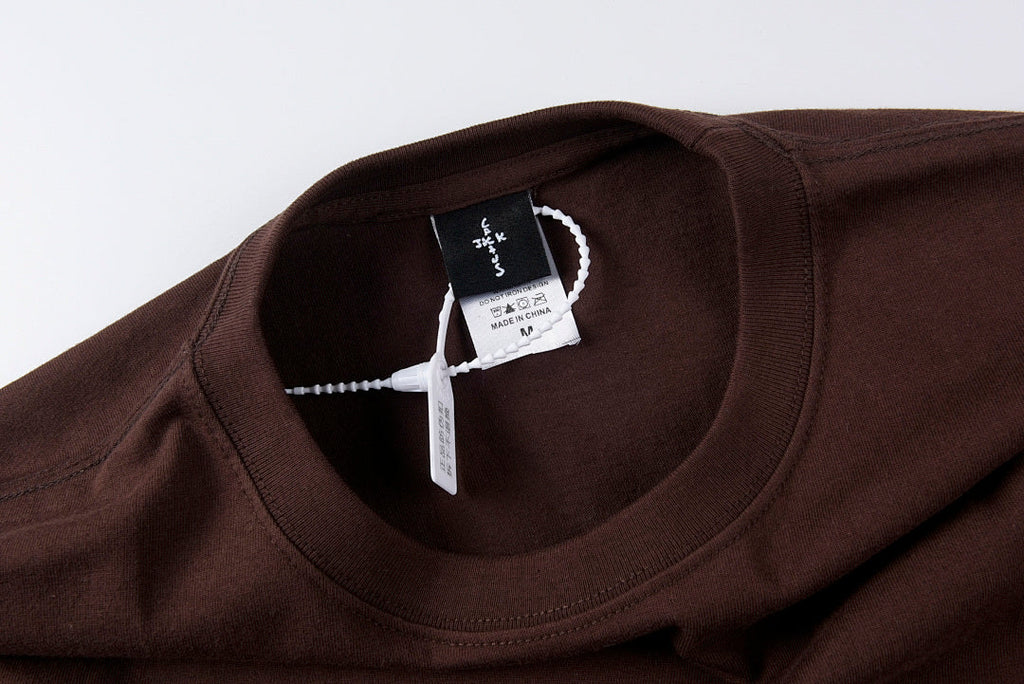 Travis Scott Cactus Jack Blackout Burgundy T-Shirt - product image 5