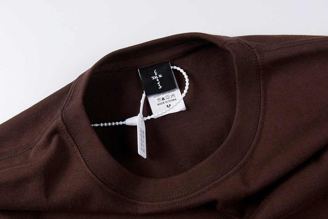 Travis Scott Cactus Jack Blackout Burgundy T-Shirt - product image 5