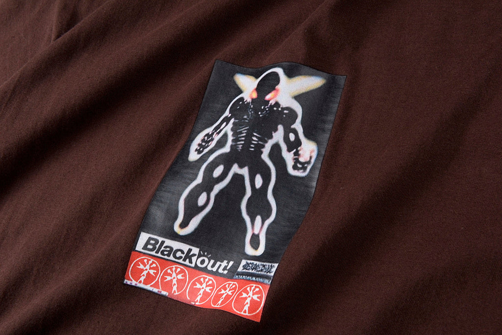 Travis Scott Cactus Jack Blackout Burgundy T-Shirt - product image 6
